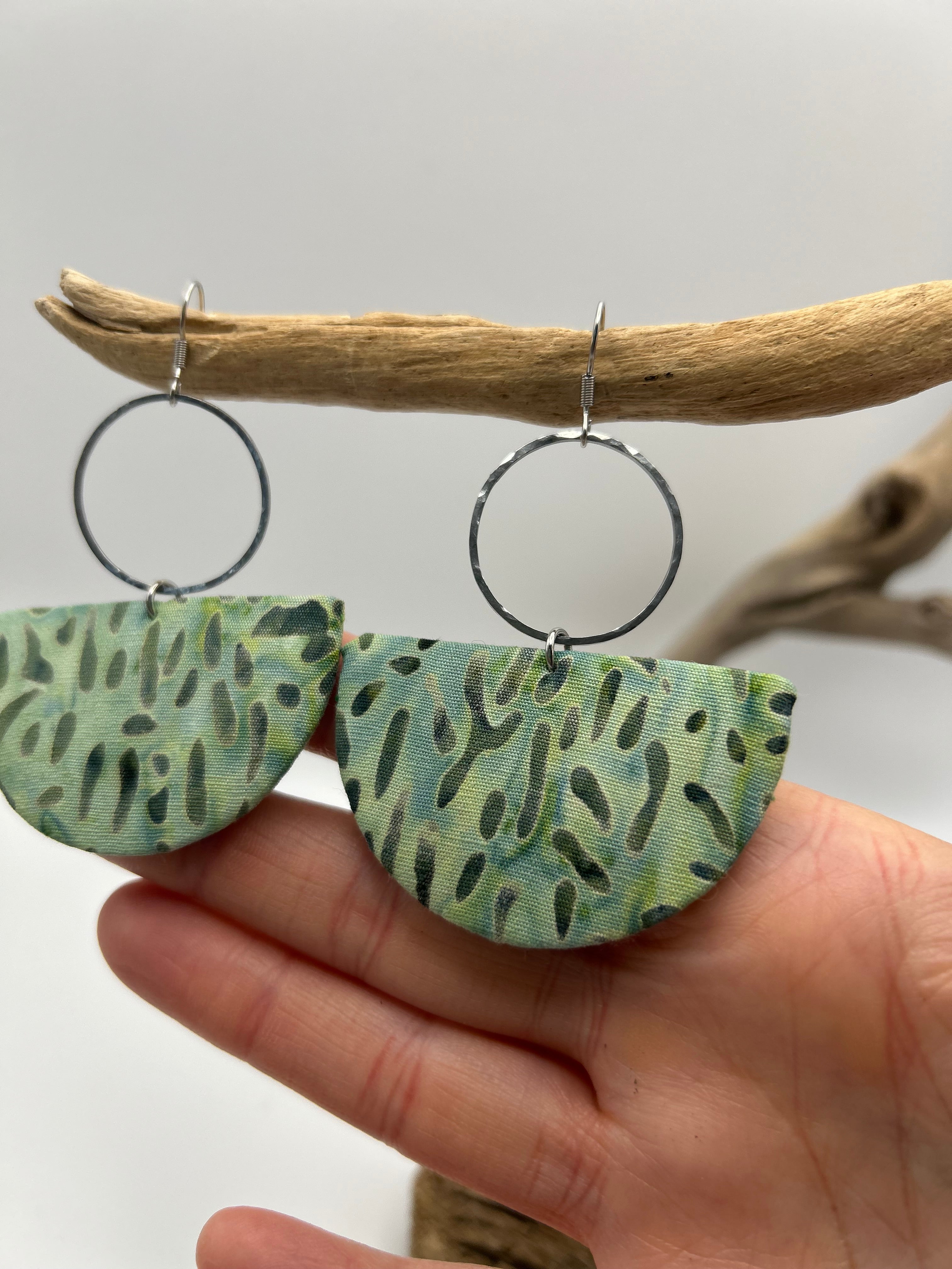 Fabric Earrings