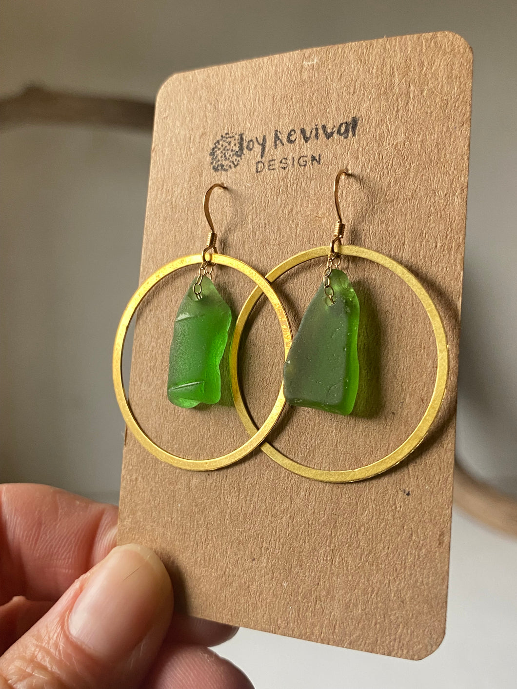 Sea Glass Earrings 072