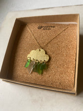 Load image into Gallery viewer, Joy Sea Glass cloud necklace
