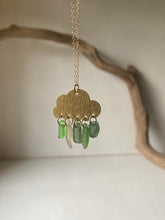 Load image into Gallery viewer, Joy Sea Glass cloud necklace
