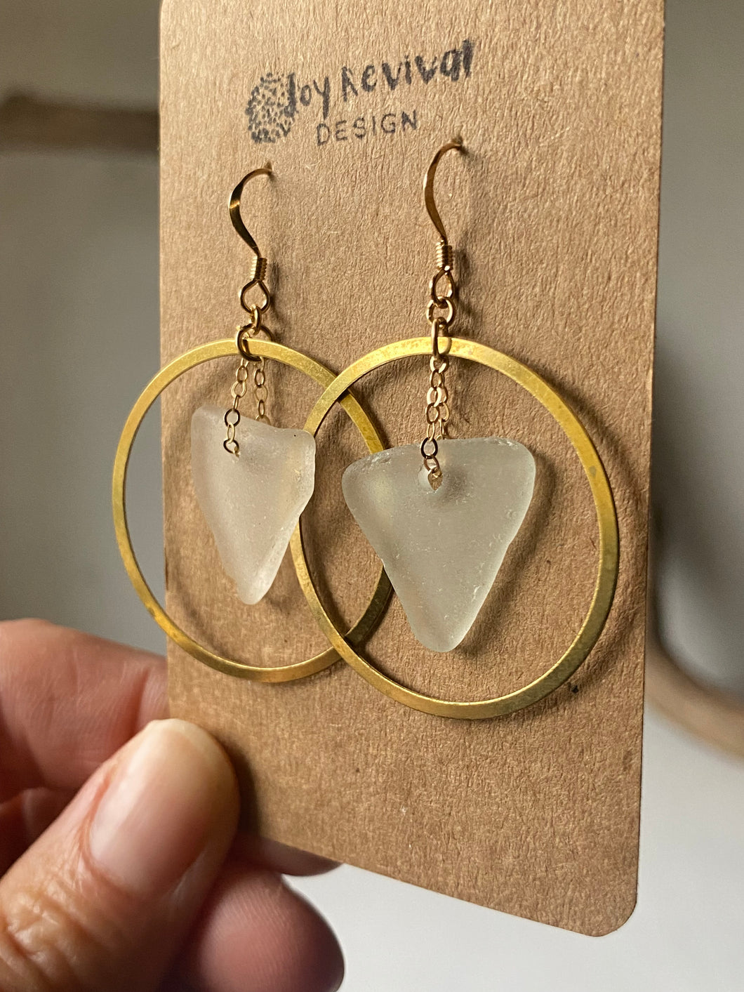 Joy Sea Glass Earrings