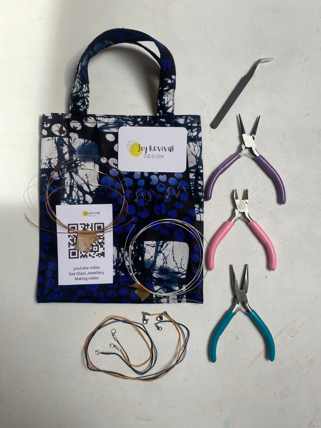 Sea Glass Jewellery Kit