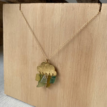 Load image into Gallery viewer, Joy sea glass necklace 001
