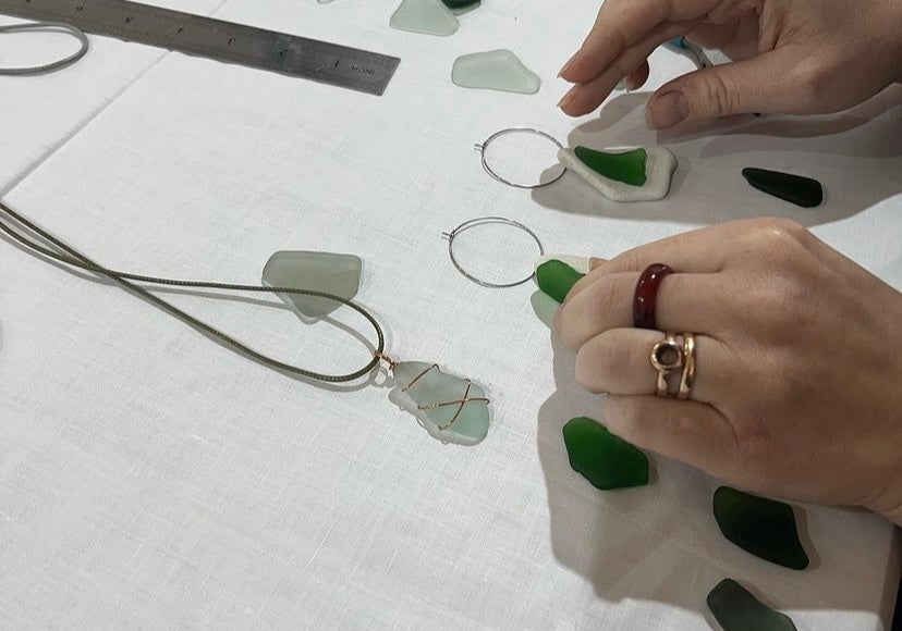 Sea Glass Jewellery Workshop 1 - Porty Town Hall. 3.11.24  *15.00*