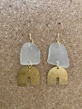 Load image into Gallery viewer, Joy Sea Glass Earrings 032
