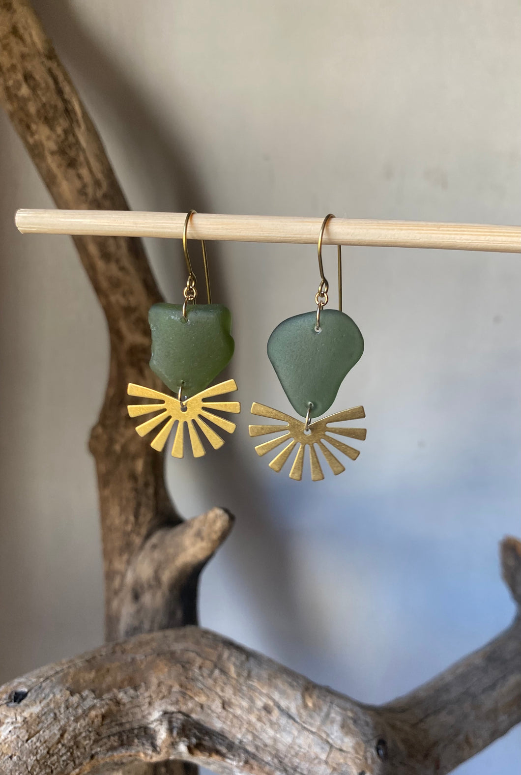 Joy Sea Glass Earrings 075