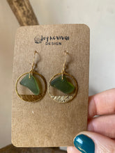 Load image into Gallery viewer, Joy Sea Glass Earrings 057
