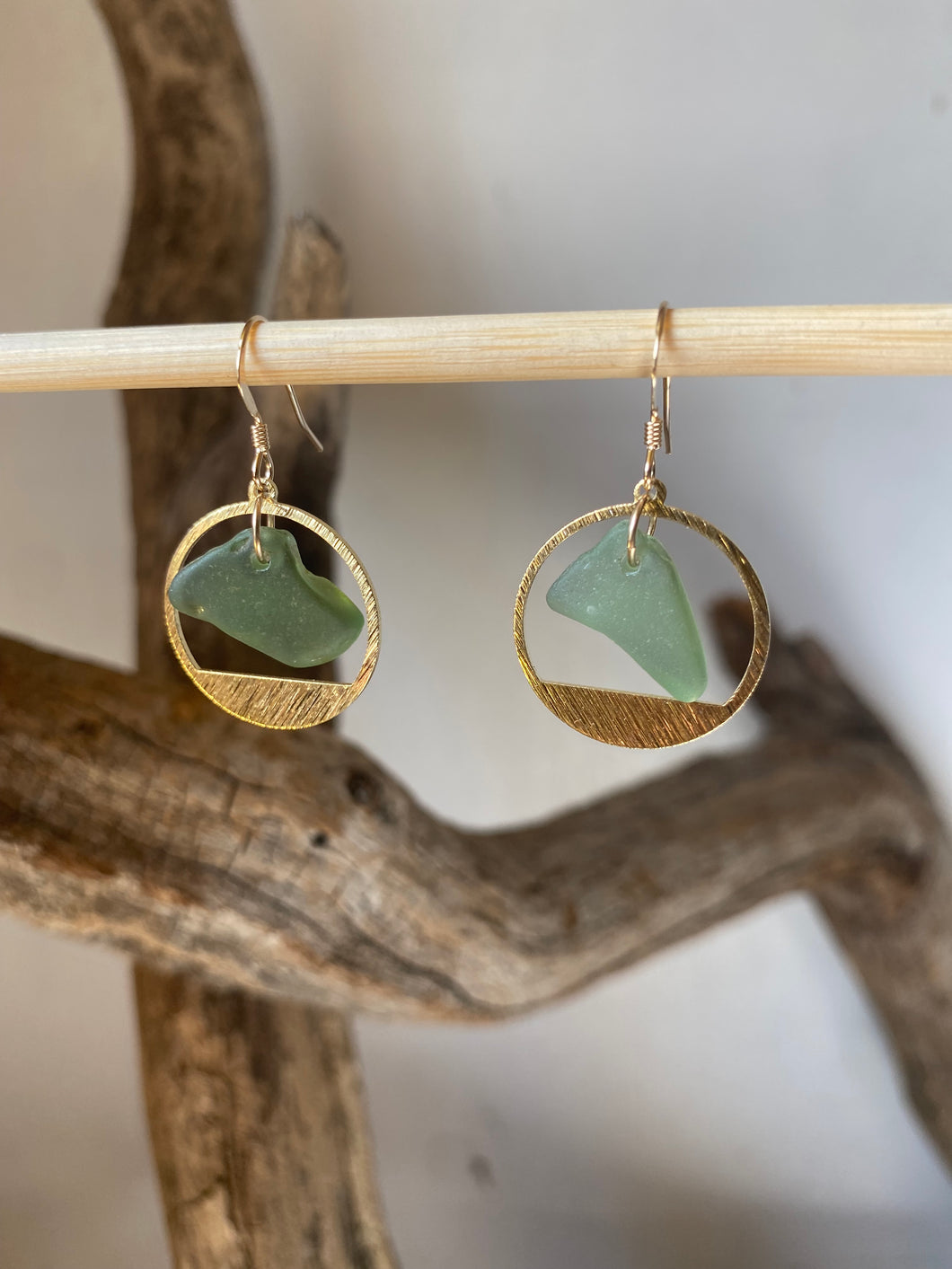 Joy Sea Glass Earrings 057