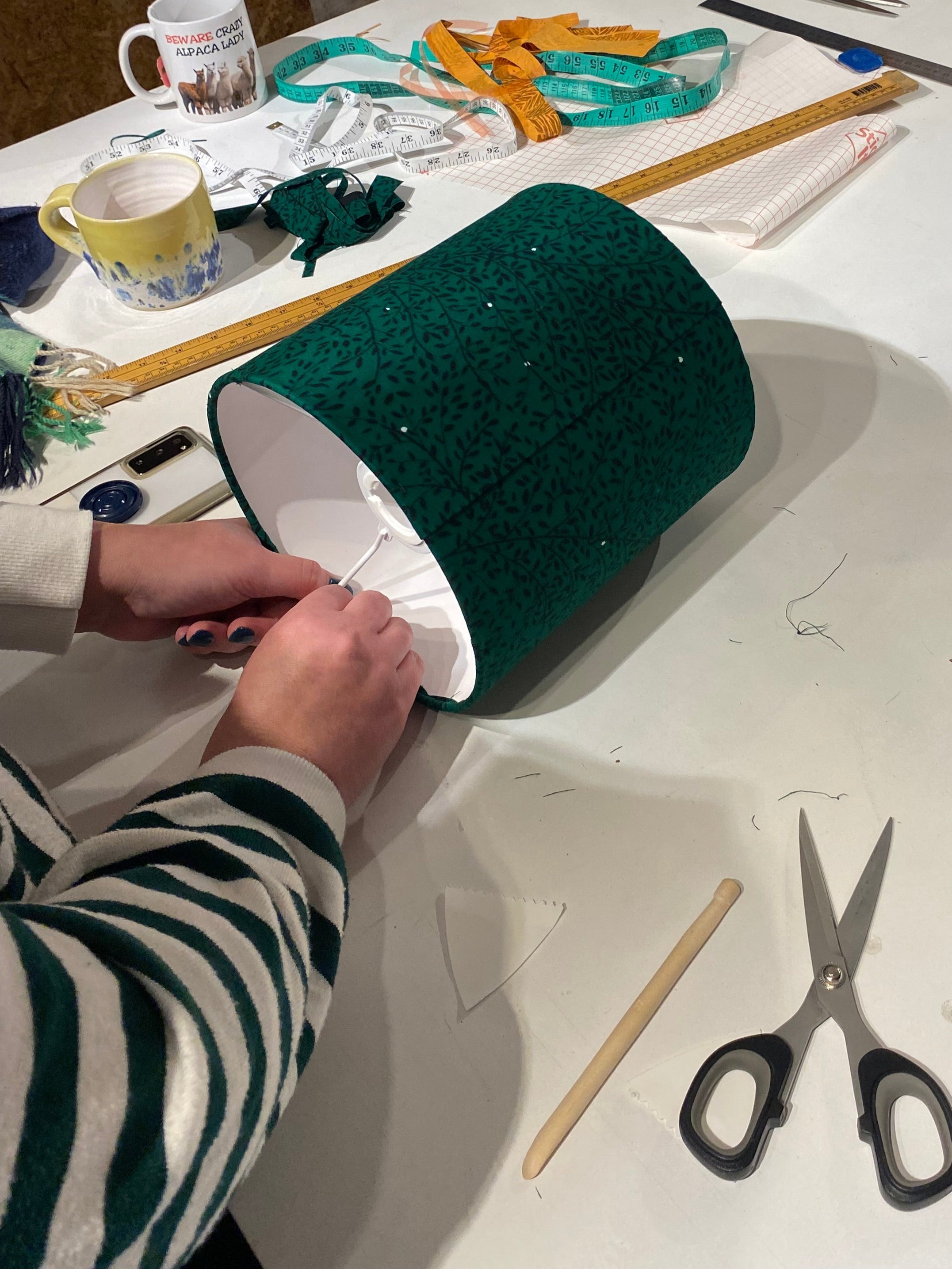 Lampshade Kit - Kit + Fabric (of your choice)