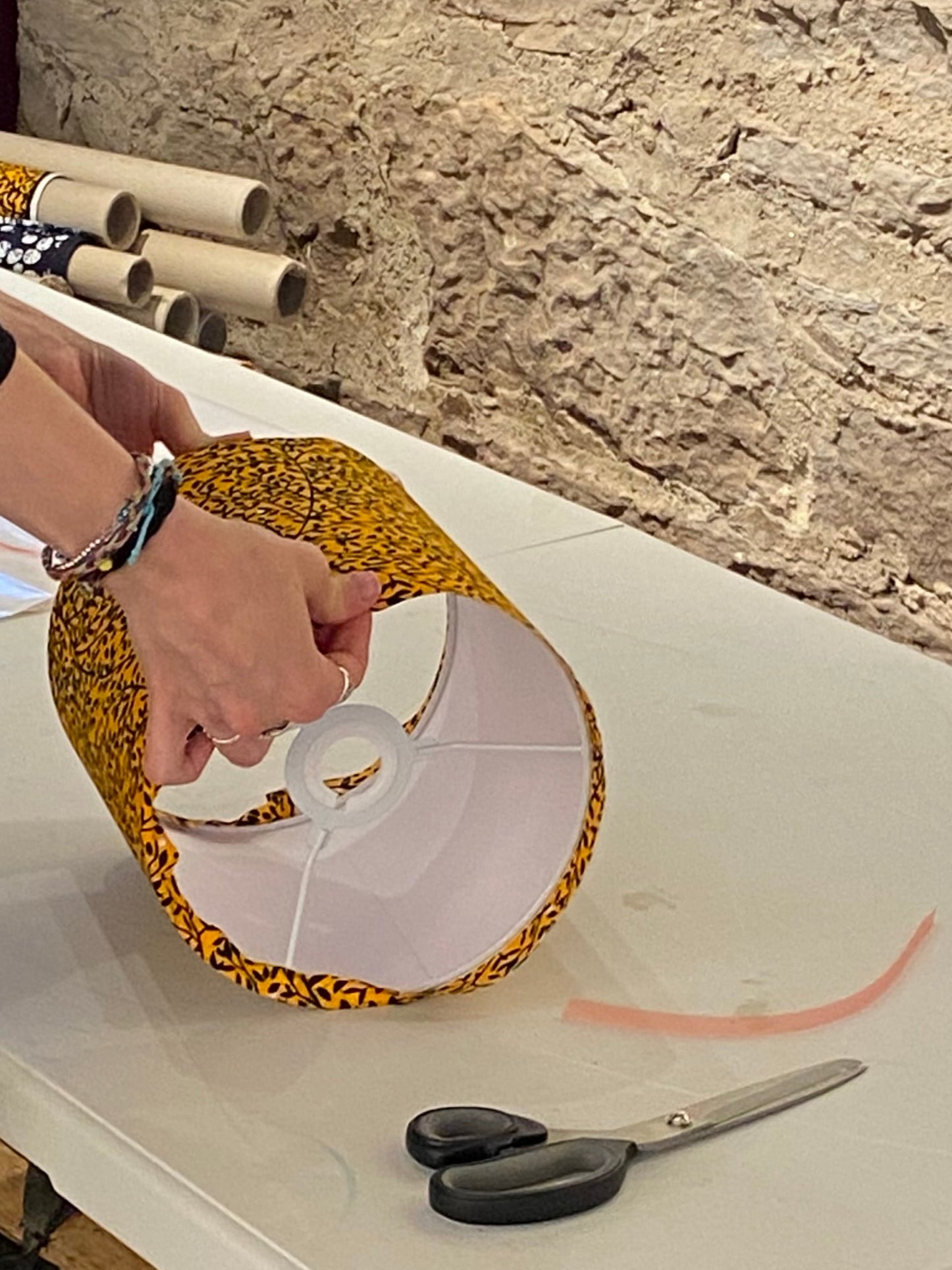 Lampshade Kit - Kit + Fabric (of your choice)