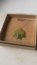 Load and play video in Gallery viewer, Joy Sea Glass cloud necklace
