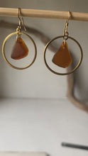 Load and play video in Gallery viewer, Joy Sea Glass Earrings
