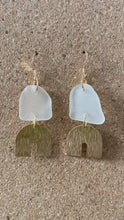 Load and play video in Gallery viewer, Joy Sea Glass Earrings 032
