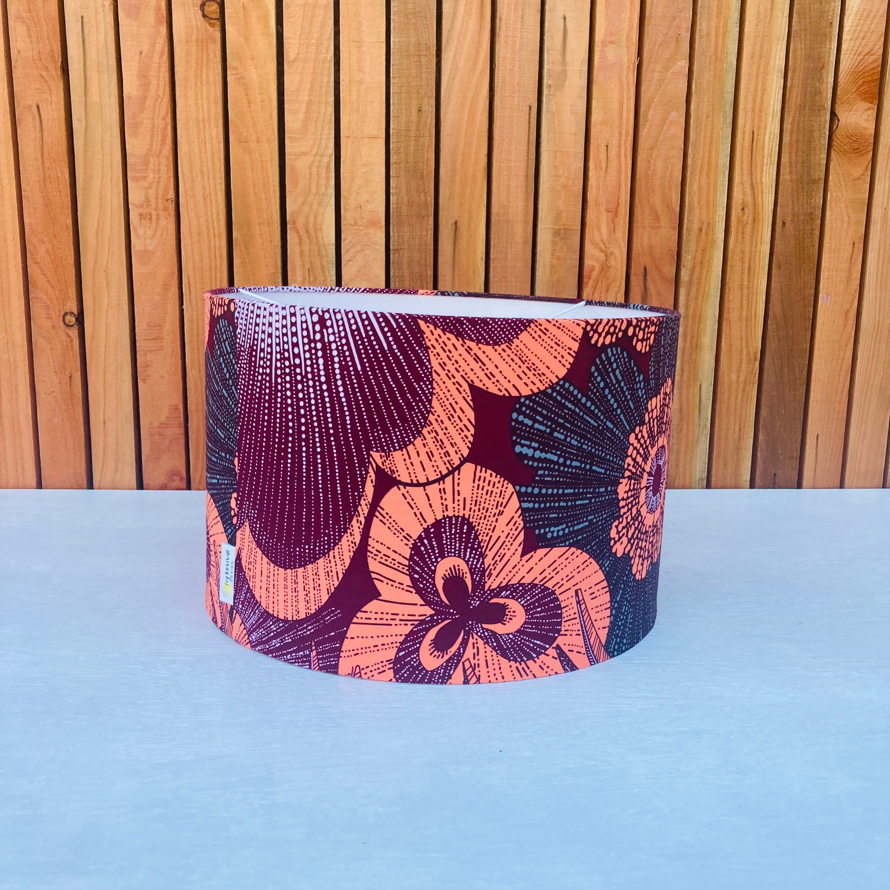 Joy Lampshade: African Floral